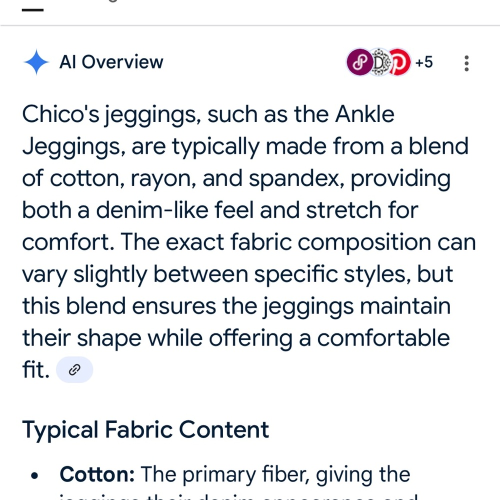 Like New Chico's Pull-on Ankle Jegging Size 00Tall - Picture 5 of 6
